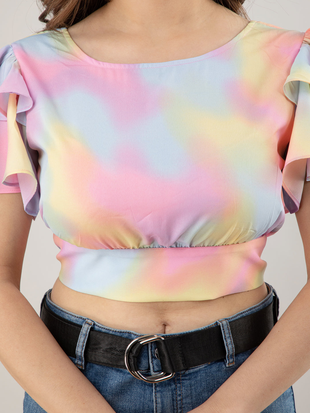 Casual Regular Sleeves Solid Women Multicolor Top