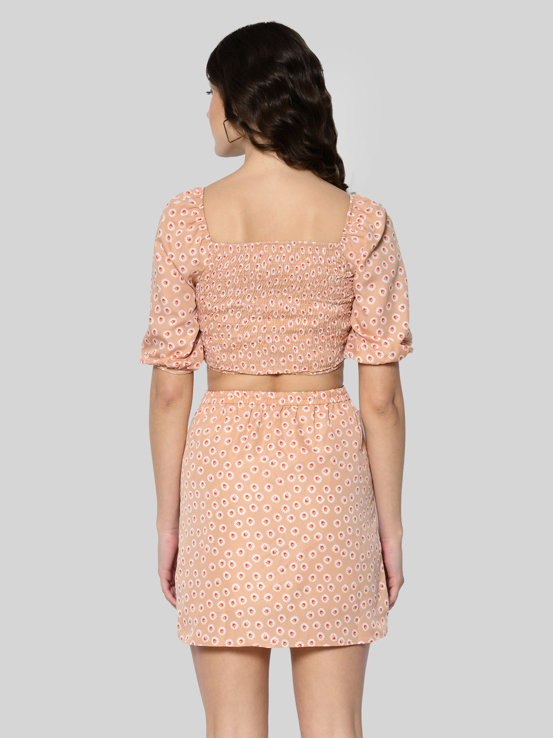 Women Bodycon Beige Mini/Short Dress