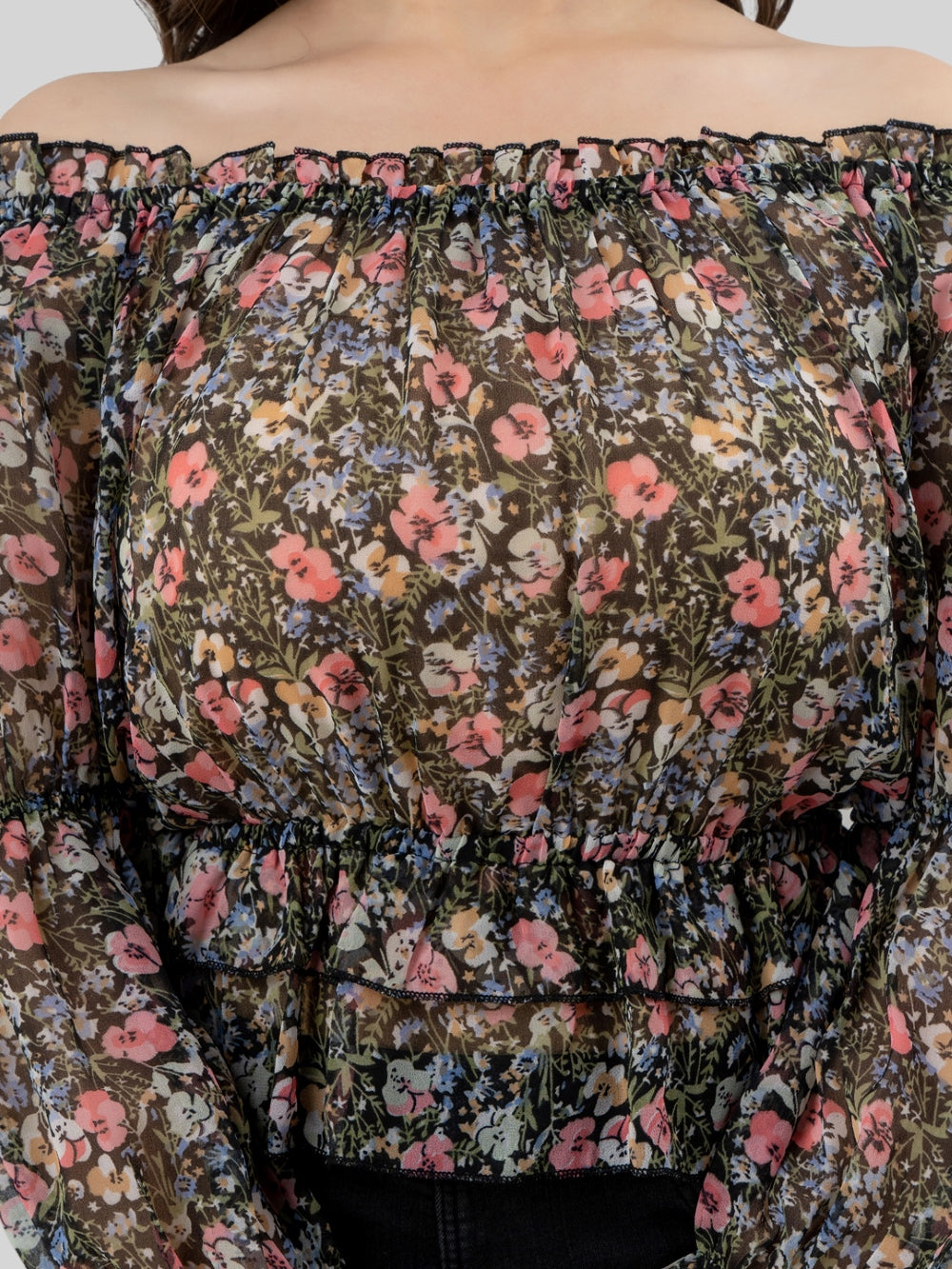 Casual Regular Sleeves Printed Women Multicolor Top