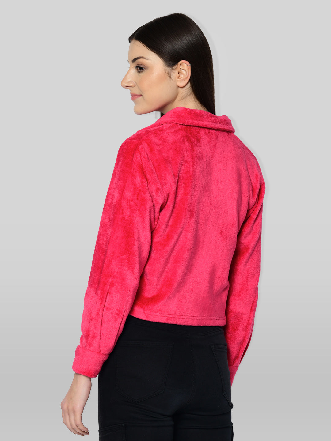 Women Solid Casual Jacket