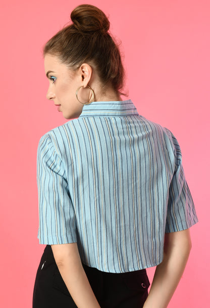 Women Relaxed Fit Striped Casual Shirt