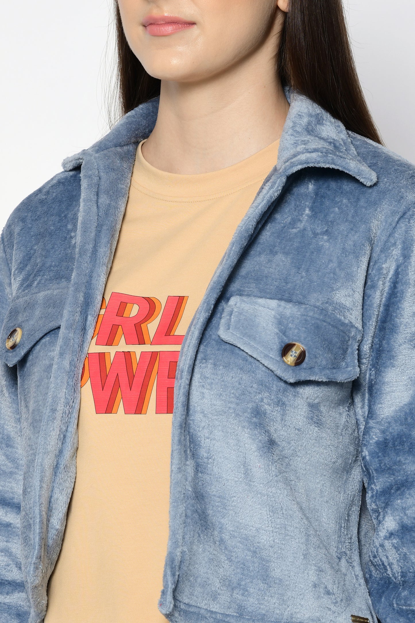 Women Solid Casual Jacket