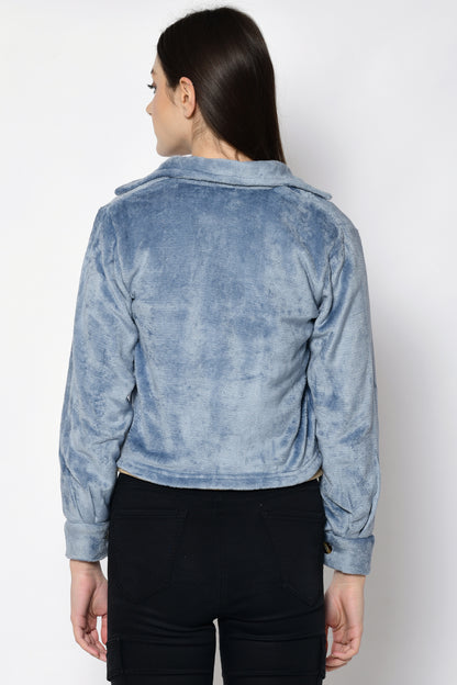 Women Solid Casual Jacket