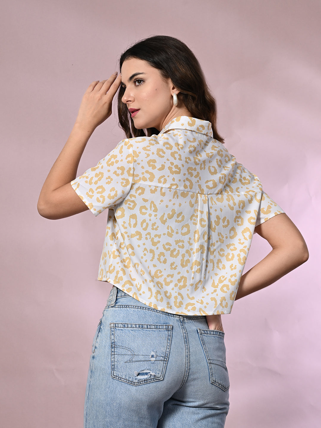 Women Boxy Fit Printed Casual Shirt
