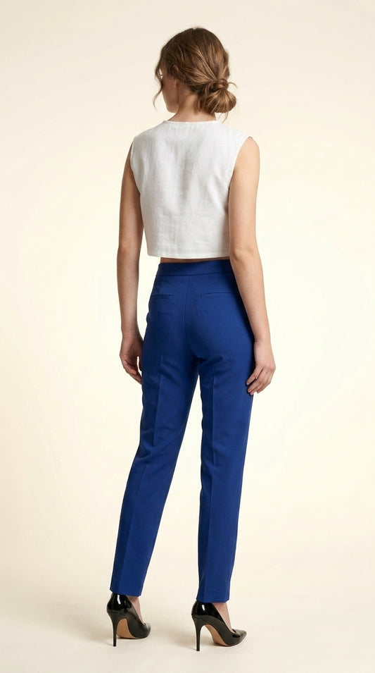 Party Sleeveless Solid Women White Top
